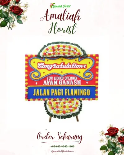 Bunga Papan Congratulation di Makasari